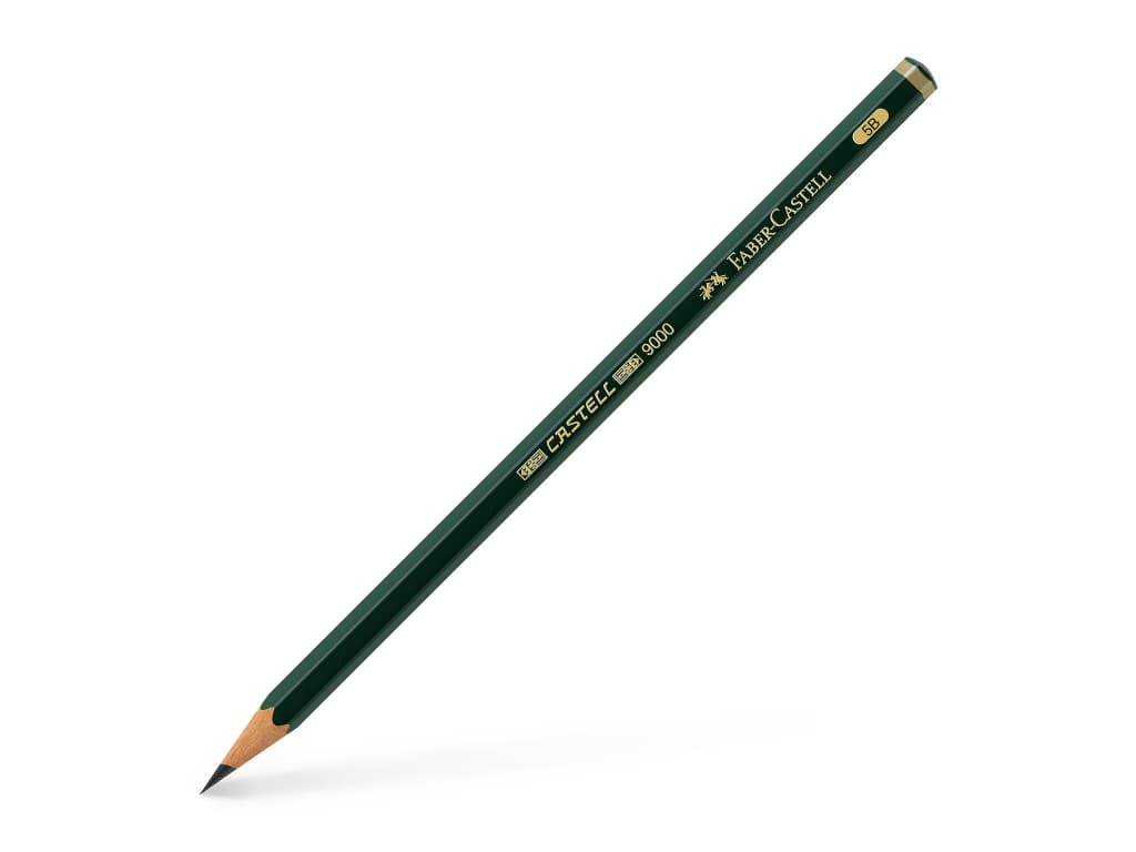 Creion grafit 5B hexagonal Castell 9000 Faber-Castell