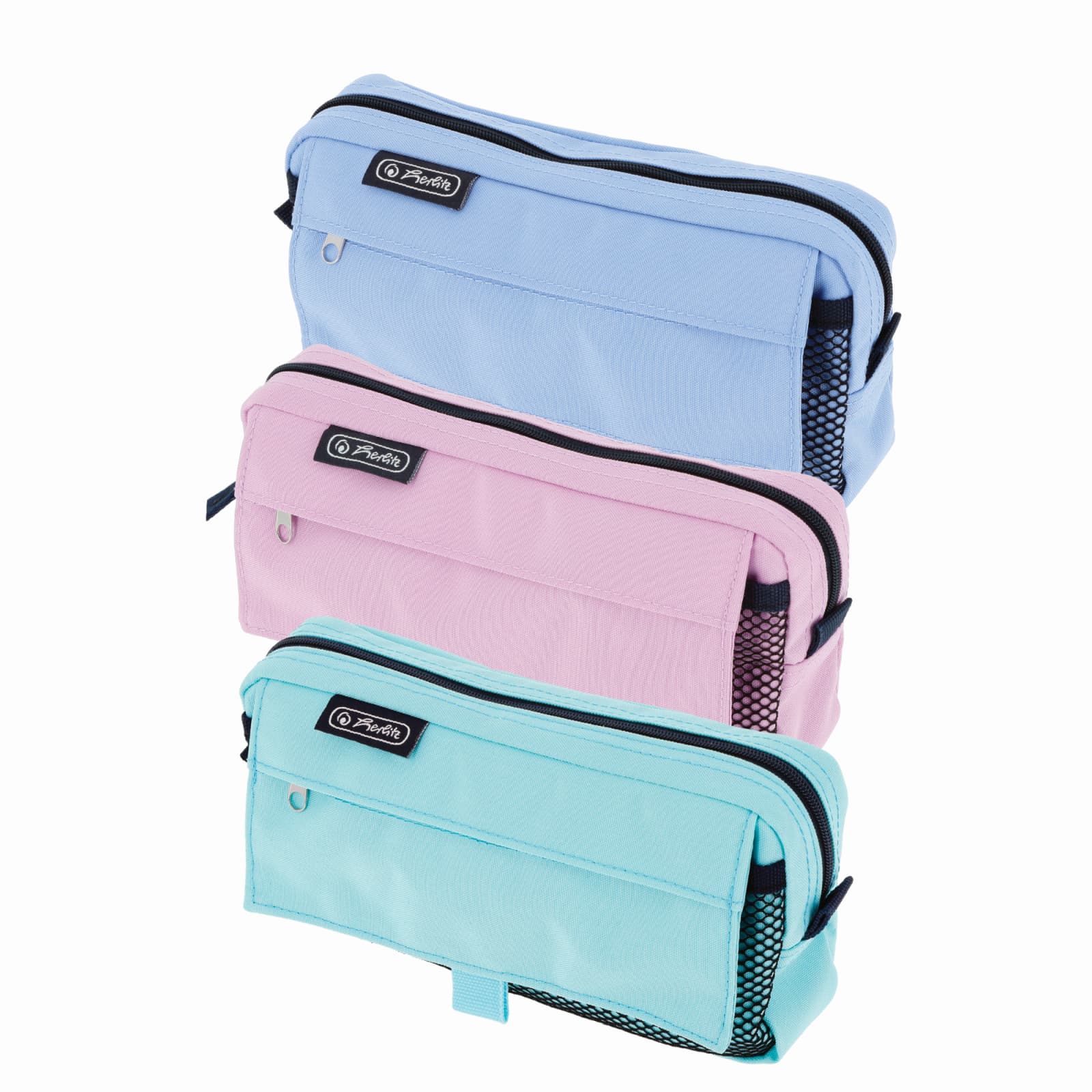 PENAR TIP ETUI 2 COMPARTIMENTE DIVERSE CULORI PASTEL