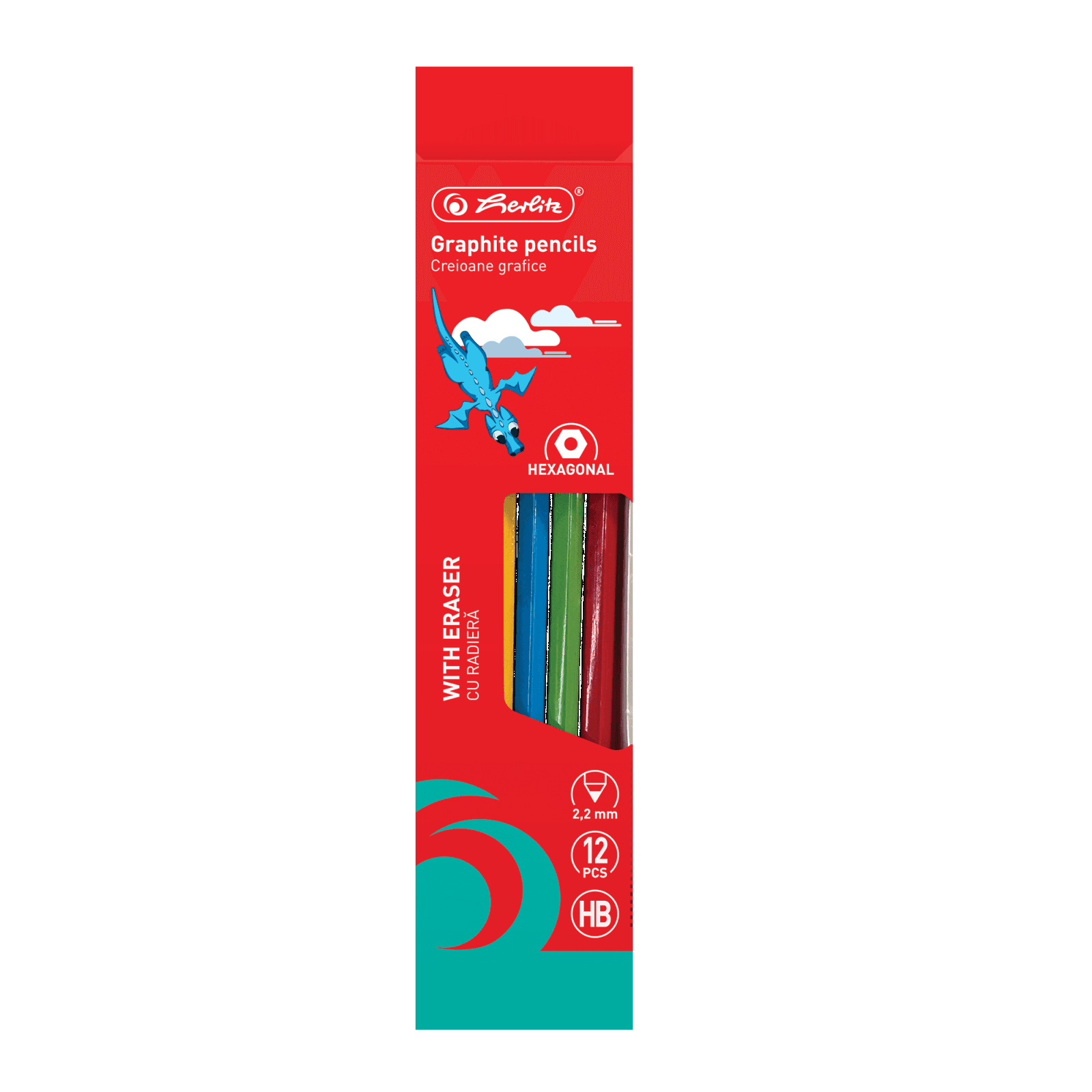 CREION GRAFIT CU RADIERA HB HEXAGONAL 2.2MM SET12