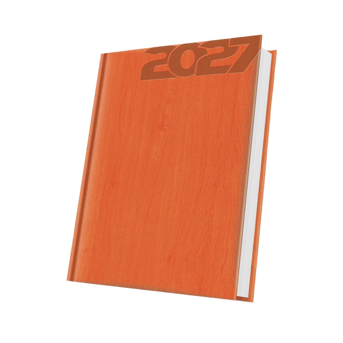 AGENDA DATATA A5 352PAG PREMIUM DELUXE VIVIONE COPERTA PIELE SINTETICA MANDARIN FOLIO ARGINTIU 2027