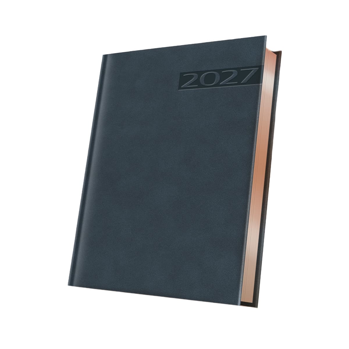 AGENDA DATATA A5 352PAG PREMIUM DELUXE TEANO COPERTA PIELE SINTETICA ALBASTRU FOLIO BRONZ 2027