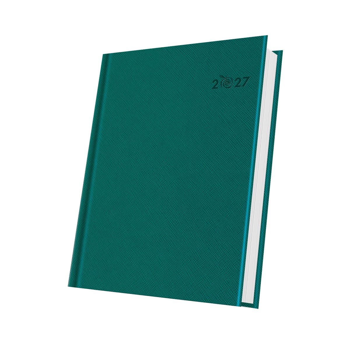 AGENDA DATATA A5 352PAG PREMIUM DELUXE ORTISEI COPERTA PIELE SINTETICA VERDE PIN 2027