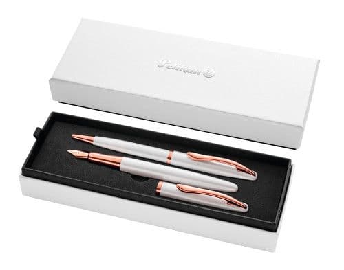 SET JAZZ NOBLE ELEGANCE PIX+STILOU PEARL WHITE CUTIE CADOU