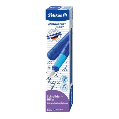 STILOU PELIKANO JUNIOR A DREPTACI ALBASTRU CUTIE CARTON