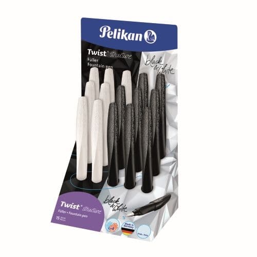 STILOU TWIST STRUCTURE M AMBIDEXTRU CULORI ASORTATE DISPLAY 15BUC