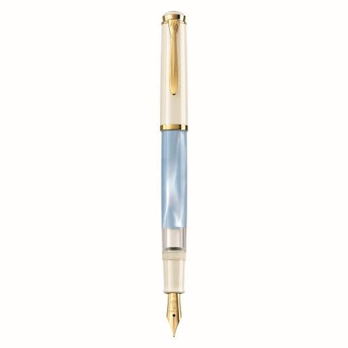 STILOU CLASSIC M200 F PASTEL BLUE PENITA OTEL+ACCESORII PLACATE AUR 24K CUTIE CADOU