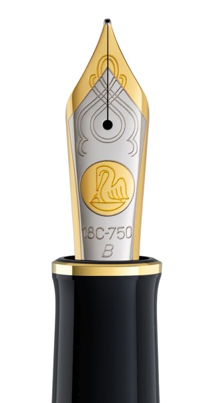 PENITA B DIN AUR 18K/750 ORNAMENT RODIU PENTRU M1000 BICOLORA