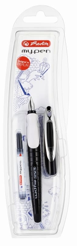 STILOU MY.PEN M NEGRU/ALB BLISTER