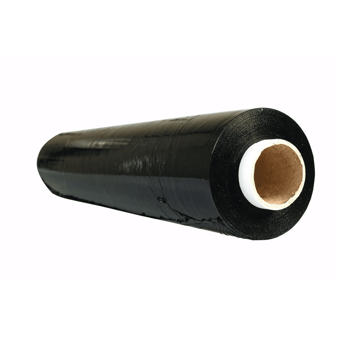 Folie stretch neagra, uz manual, 50cm latime, 23microni, 3kg net, Office Products