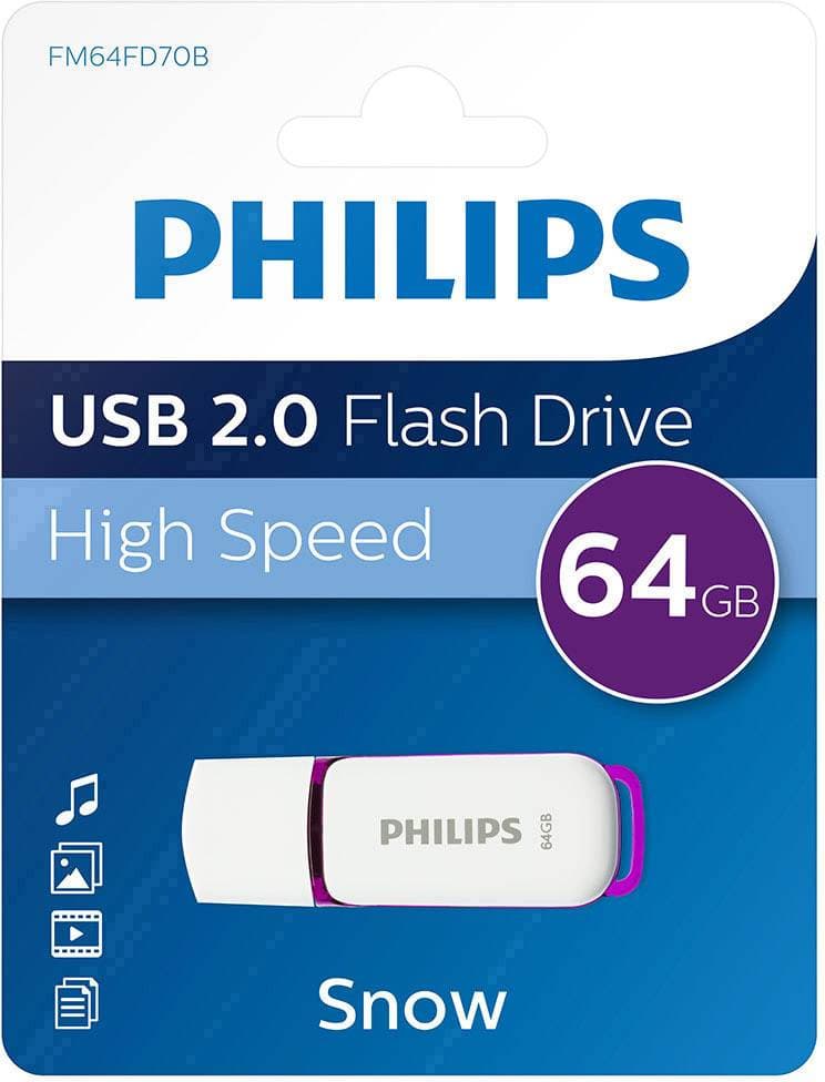 Memory stick USB 2.0 - 64GB PHILIPS Snow edition