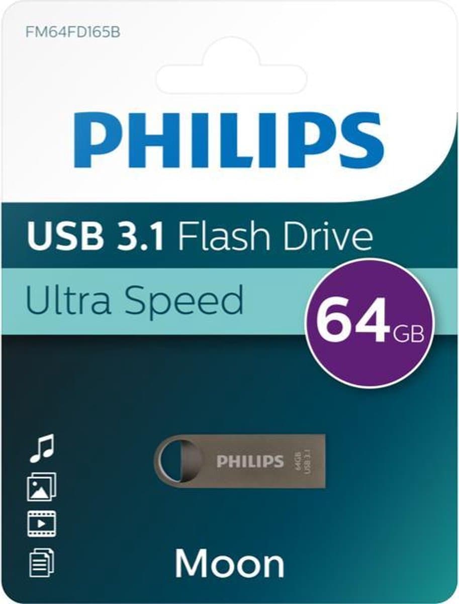 Memory stick USB 3.1 - 64GB PHILIPS Moon edition