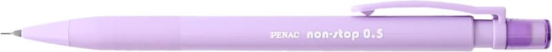 Creion mecanic PENAC Non-Stop, rubber grip, 0.5mm, varf plastic - corp violet pastel