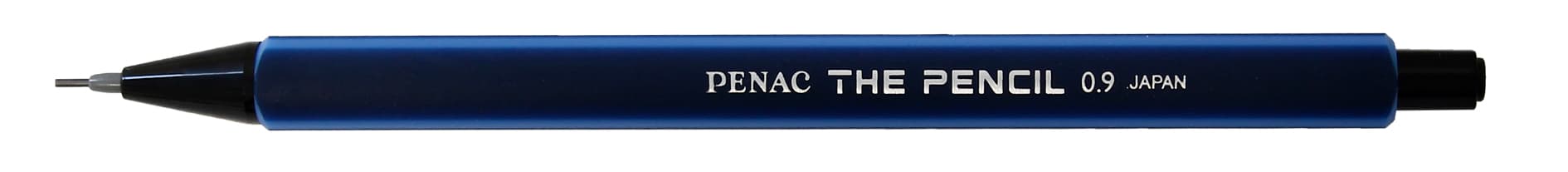 Creion mecanic PENAC The Pencil, rubber grip, 0.9mm, varf plastic - corp bleumarin
