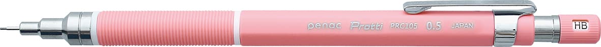 Creion mecanic profesional PENAC Protti PRC-105, 0.5mm, con metalic, varf retractabil, roz