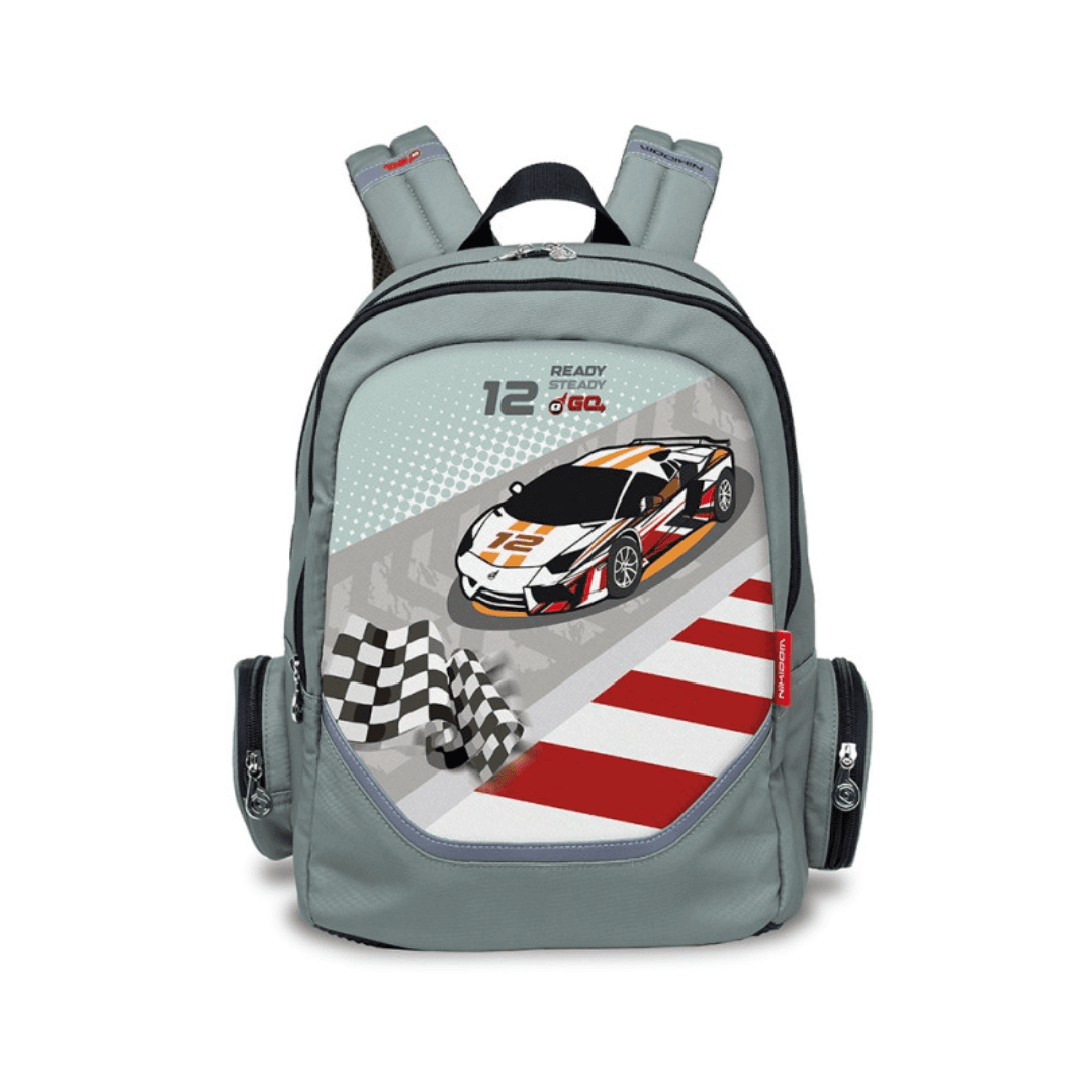 Rucsac scoala NIKIDOM Roller Go - Race Car