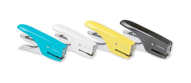 Capsator de mana (tip cleste), 12 coli + 500 capse 10/4, Kartia 10-M013 - negru