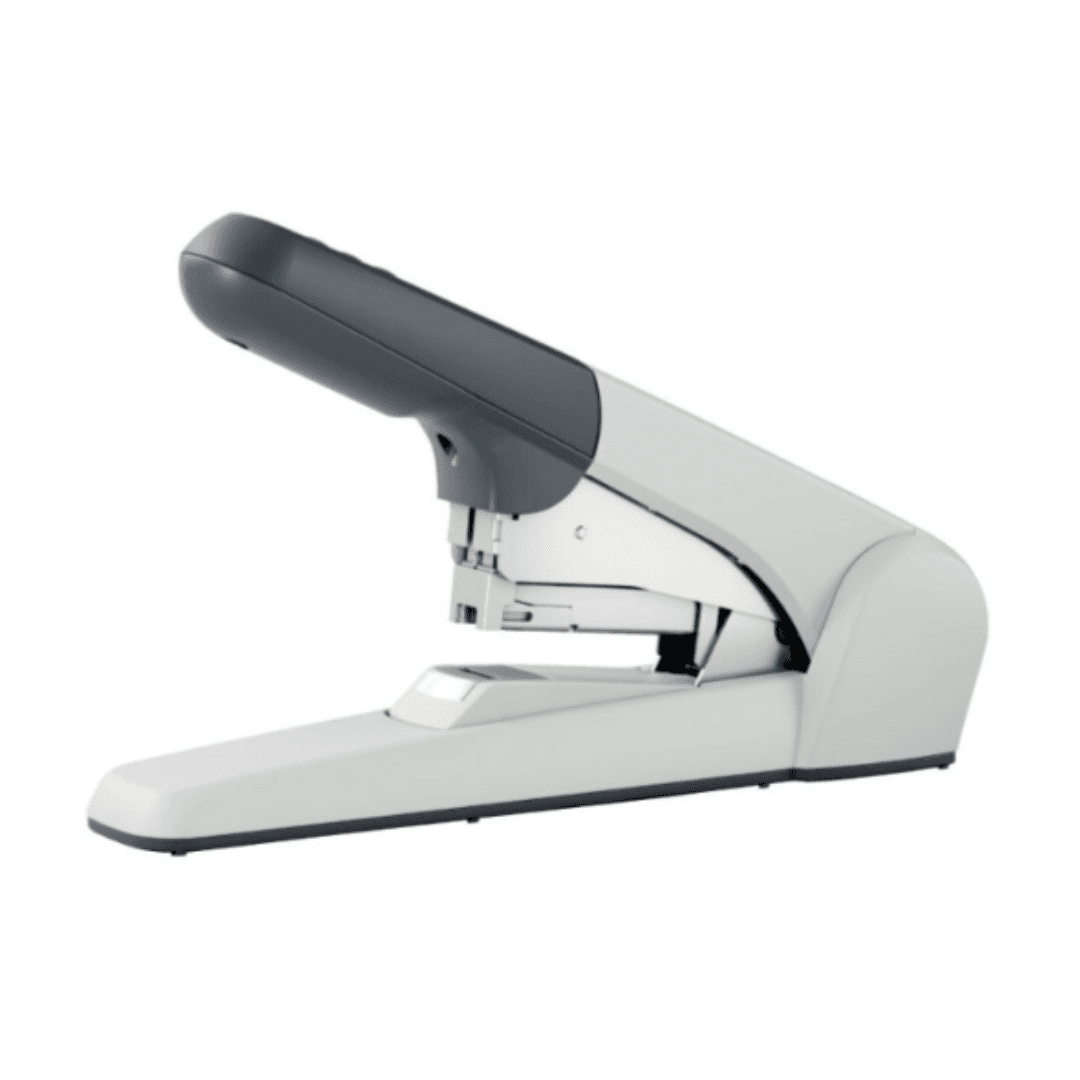 Capsator metalic LEITZ 5552, mare capacitate, capsare plata, 60coli, 1000 capse P5 incluse, argintiu