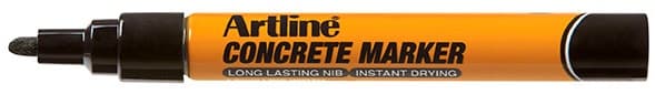 Marker ARTLINE, pentru beton, corp plastic, cart rotund 1.5mm - negru