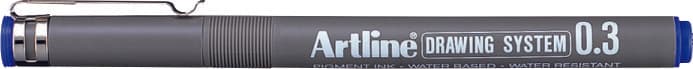 Liner pentru desen tehnic ARTLINE, varf fetru 0.3mm - albastru