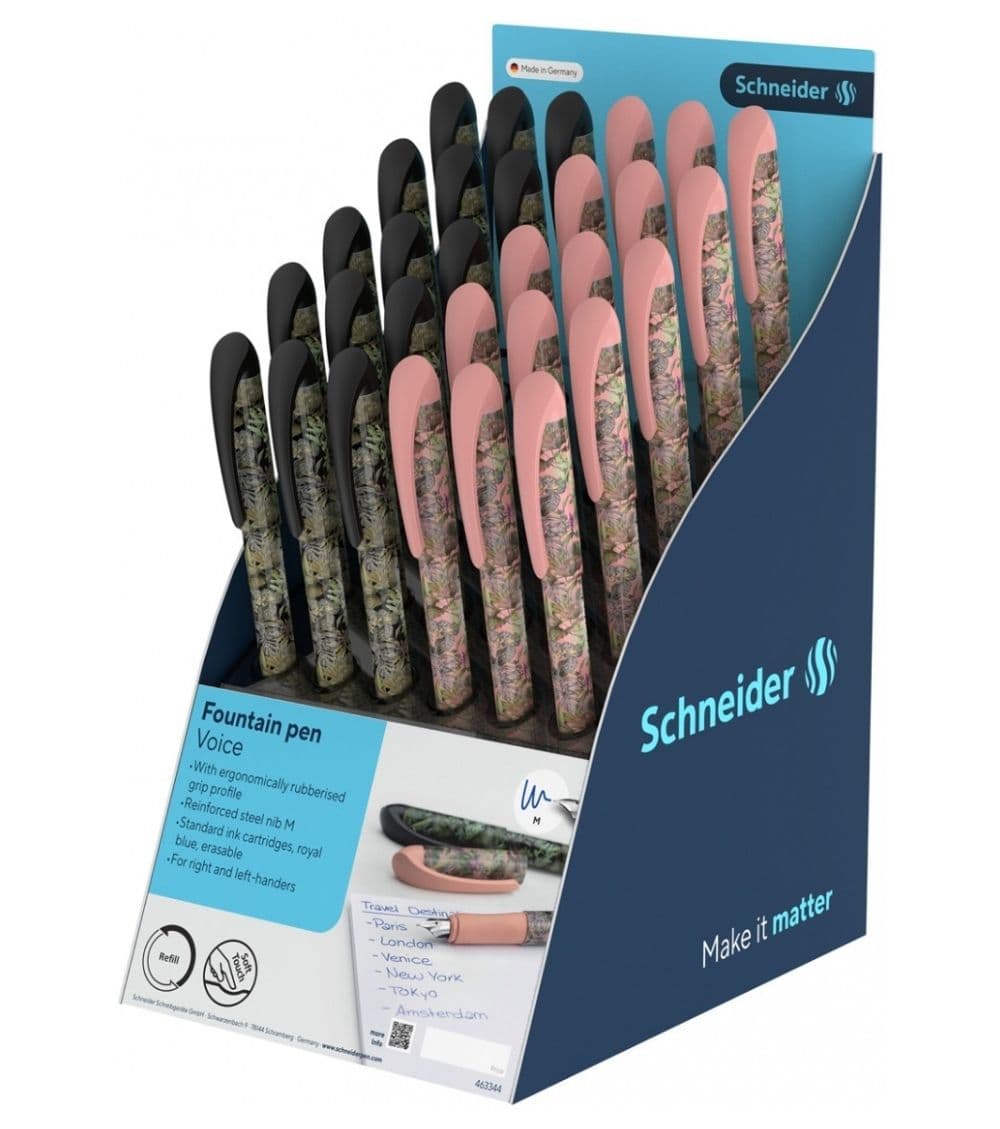 SIS Display SCHNEIDER Voice, 30 stilouri