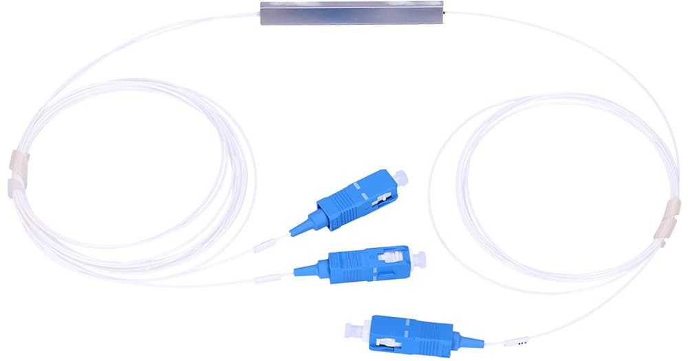 Splitter optic PLC SC/UPC 1:2 Ø0.9mm 1.5m