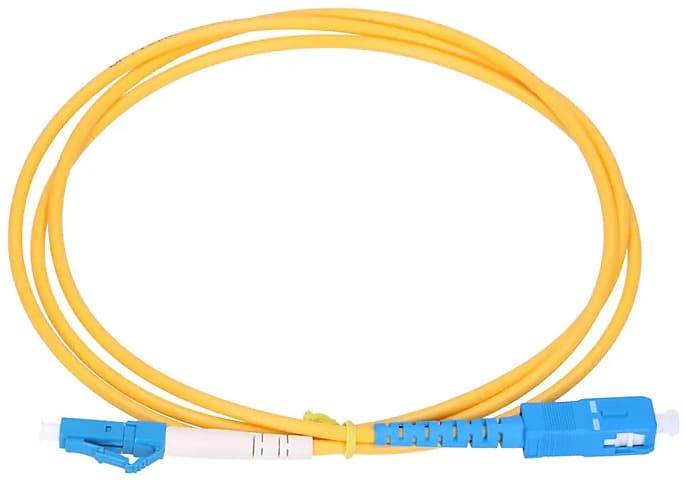 Patchcord optic Extralink SM LC/UPC-SC/UPC SIM Ø3mm 0.5m