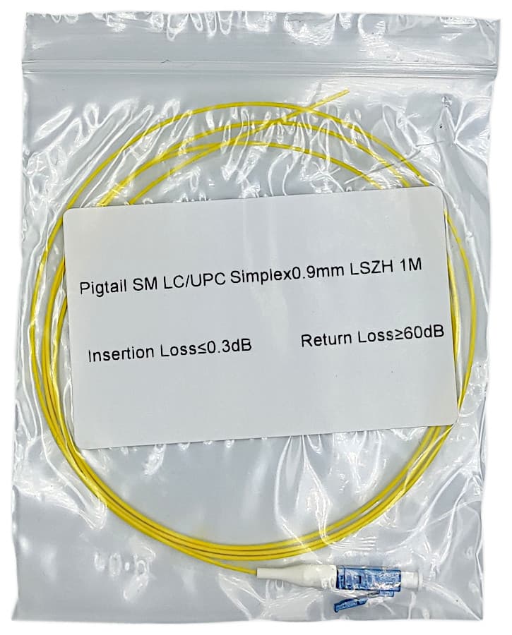 Pigtail optic Tuolima SM SIM LC/UPC 1m
