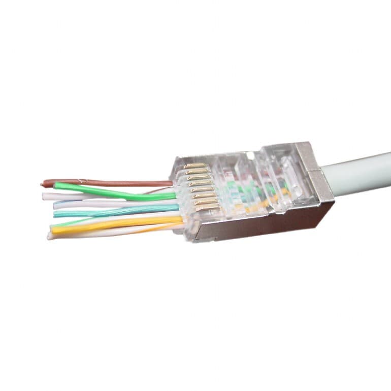 Mufă FTP RJ45 pass-through Cat5 ecranată Gembird