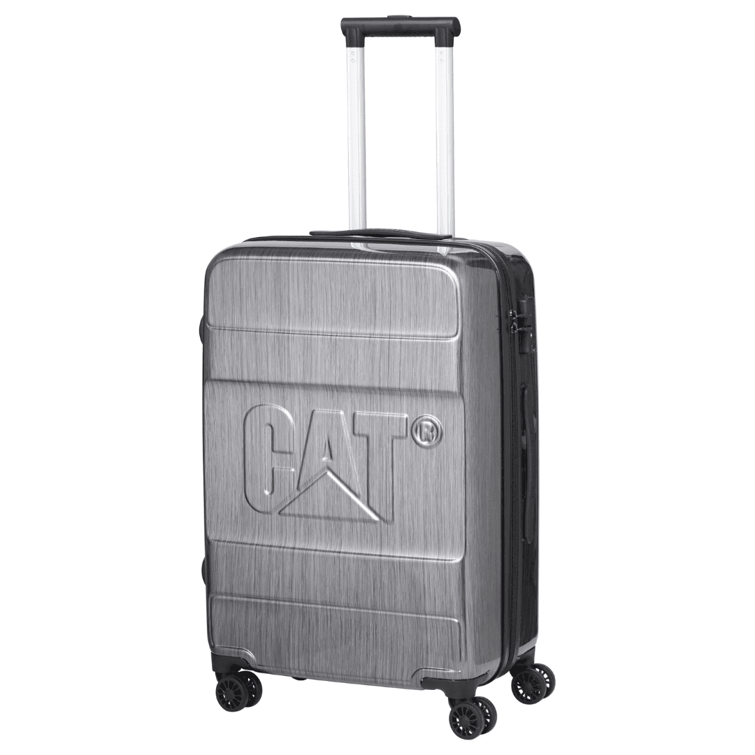 Troler CATERPILLAR Cargo Cat-D 2.0 Nested, 28 inch, 92l,55x29x75 cm (Lxlxh), material ABS, gri lucios