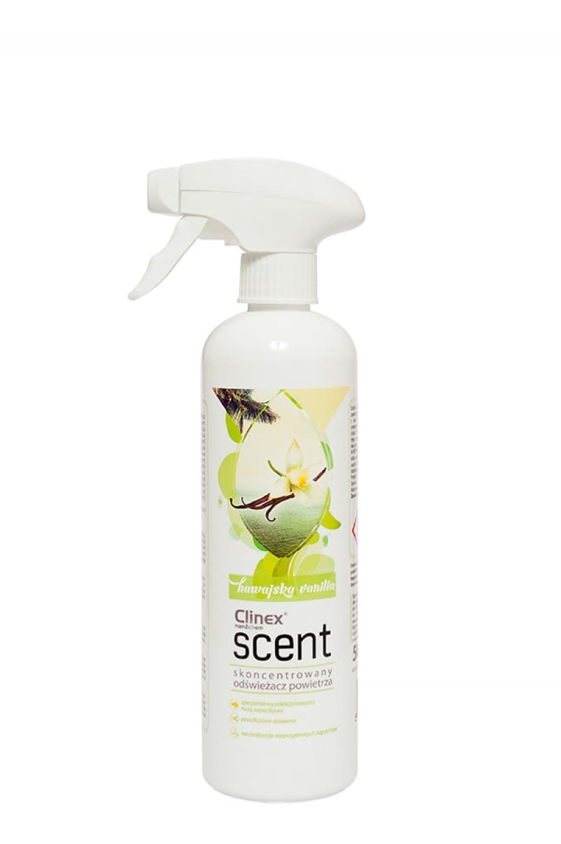 CLINEX Scent Hawaiian Vanilla, 500 ml, cu pulverizator, odorizant de camera