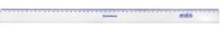 Rigla din plastic transparent, 50cm, DONAU