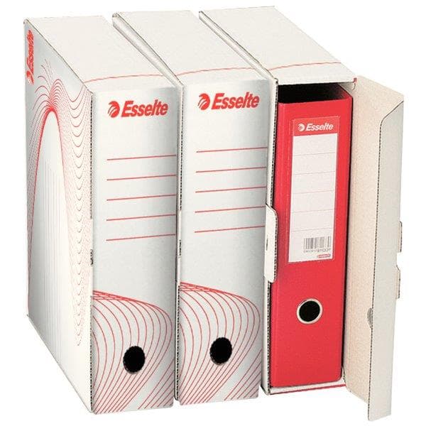Cutie arhivare biblioraft 10 cm Esselte Standard -alba