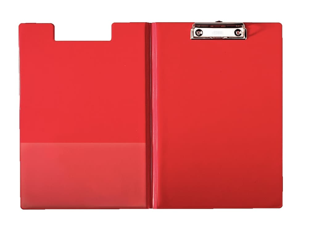 Clipboard dublu plastifiat A4 Esselte, 100 coli - rosu