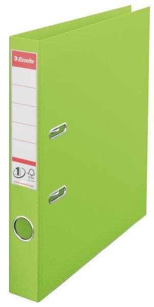 Biblioraft plastifiat interior-exterior Esselte No.1 Power VIVIDA A4 5 cm - verde