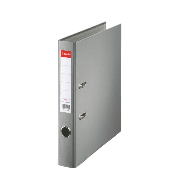 Biblioraft plastifiat Esselte Economy A4 5 cm - gri