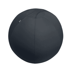 Minge ergonomica LEITZ Ergo, pentru sezut sau fitness, cu functie de oprire, 75 cm, gri-carbune