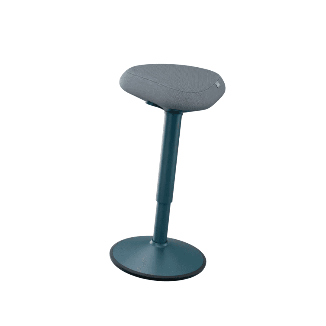 Scaun ergonomic LEITZ Ergo, pozitie sezut/ in picioare, inaltime reglabila (57-82 cm), gri-carbune