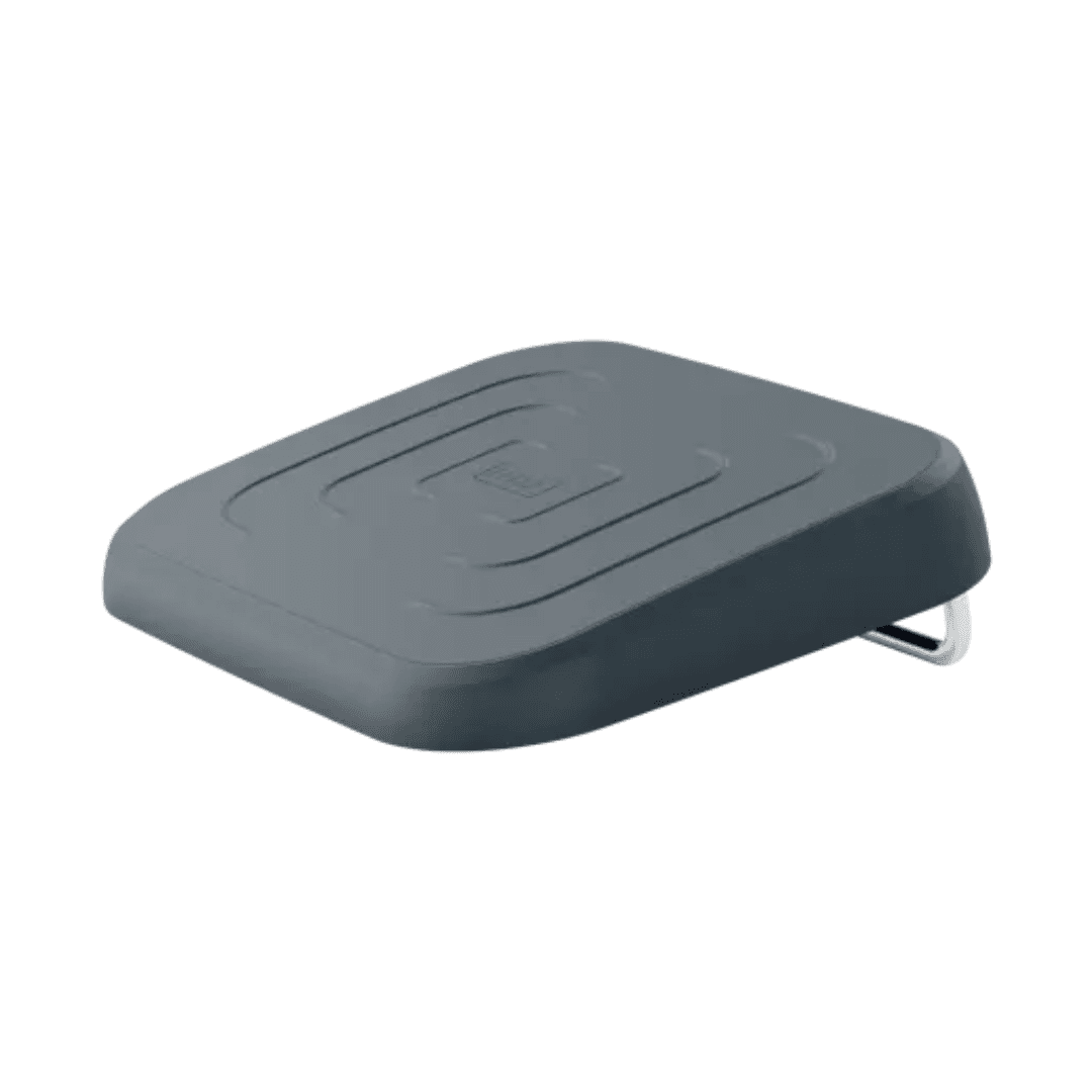 Suport ergonomic LEITZ Ergo, pentru picioare, ajustabil, plastic partial reciclat, gri-carbune