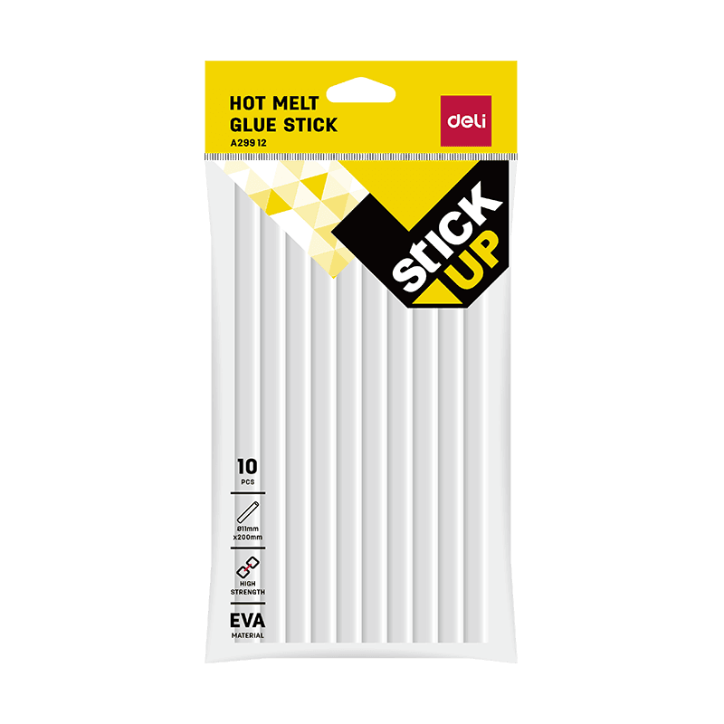 LIPICI TRANSPARENT HOT MELT 11*200MM 10 BUC/SET DELI