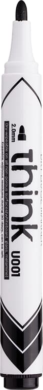 MARKER WHITEBOARD NEGRU 2MM DELI