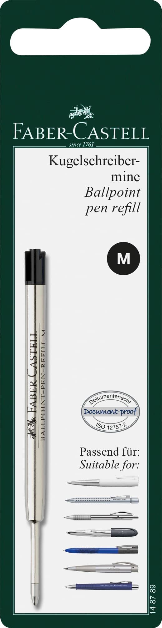 BLISTER REZERVA PIX METAL M NEAGRA FABER-CASTELL