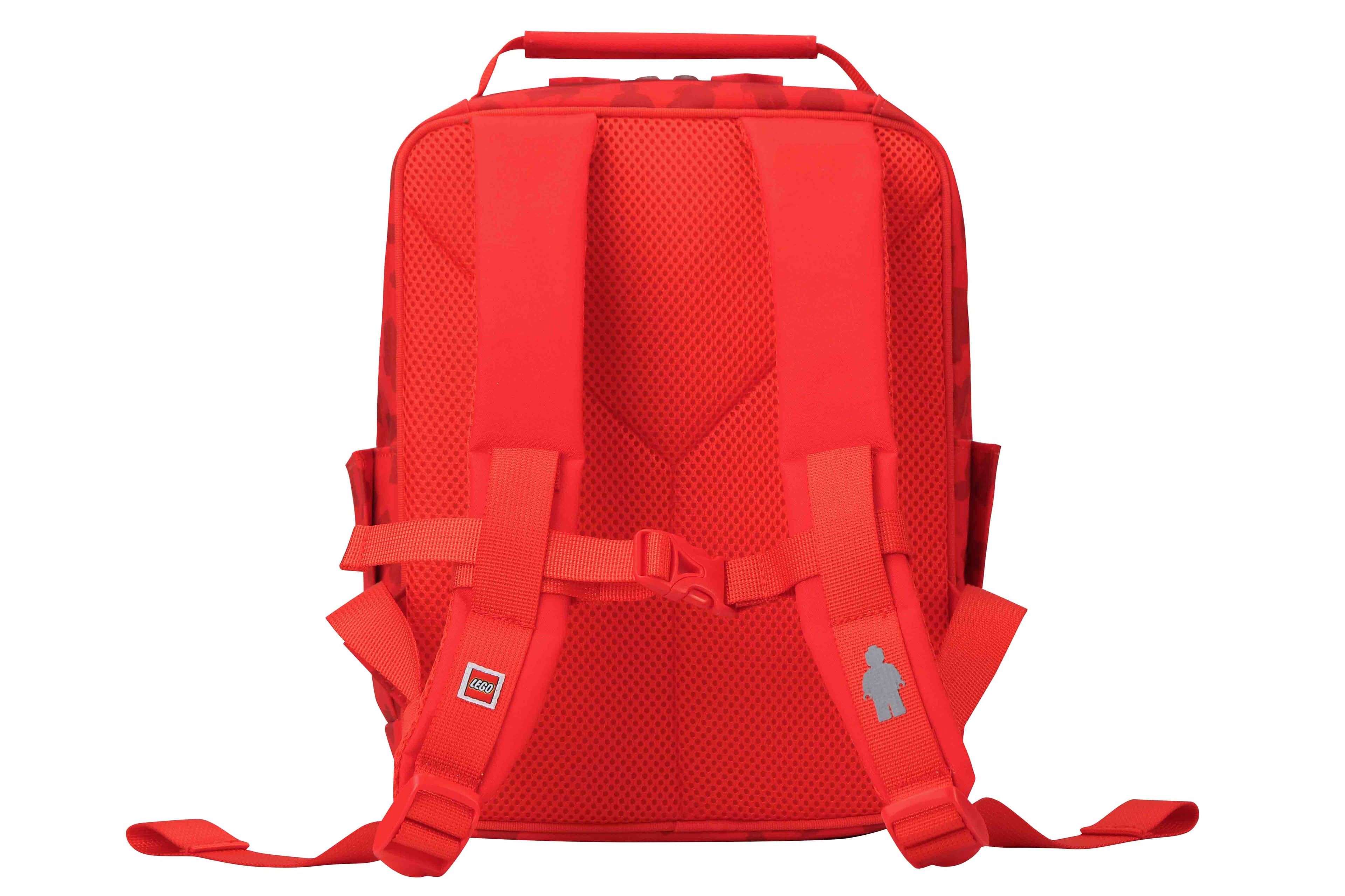 Rucsac Casual LEGO Tribini Classic Small - design Filled Minifigure - rosu