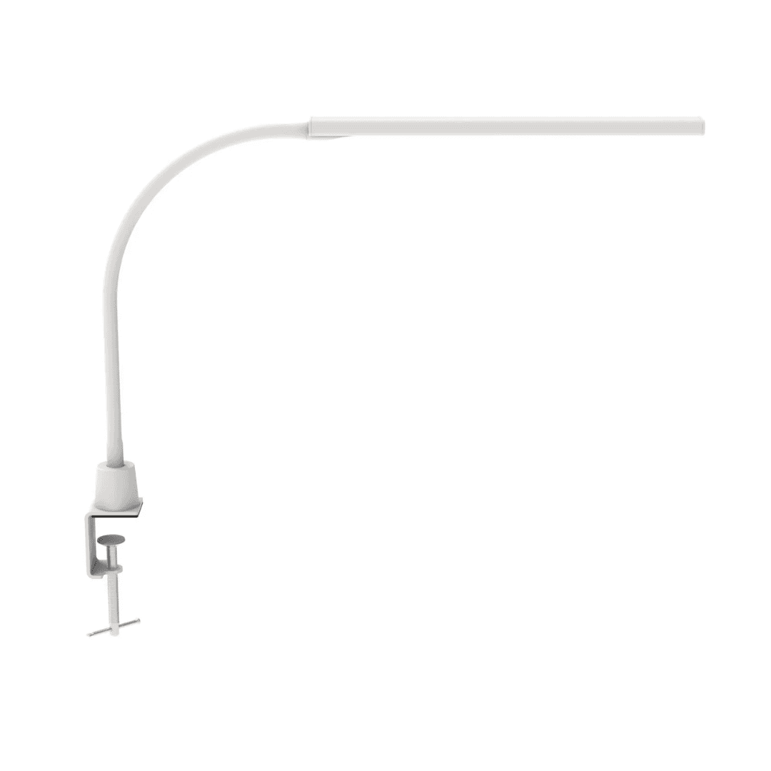 Lampa de birou, cu LED si sistem de prindere, MAUL Pirro - alba