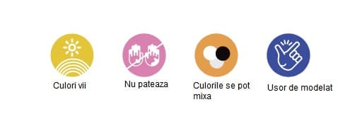 Set plastilina, 12 culori/set- Alpino