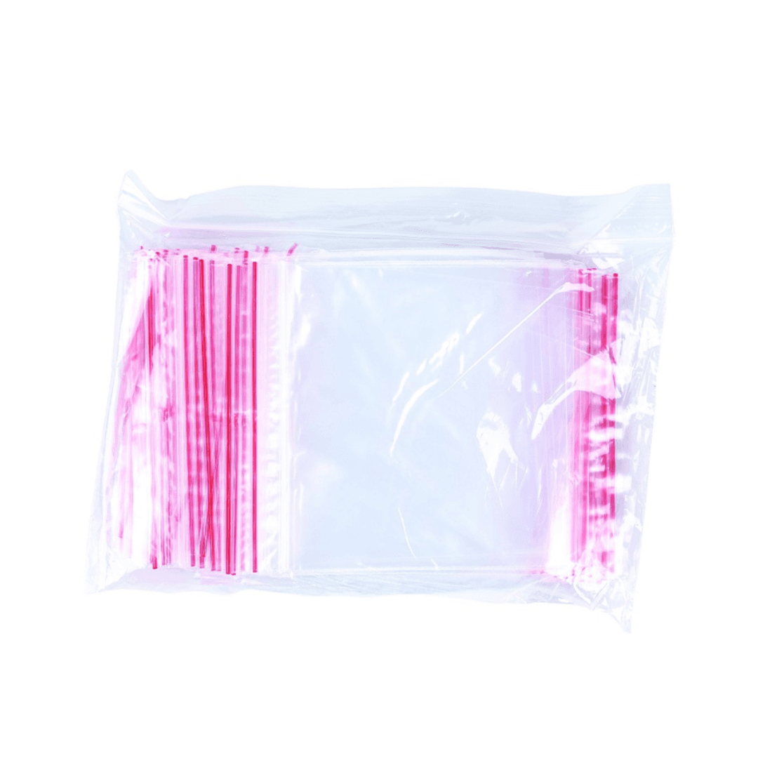 Pungi plastic cu fermoar pentru sigilare, 100 x 100 mm, 40 microni, 100 buc/set, Office Products -tr