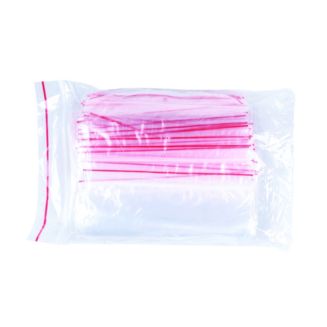 Pungi plastic cu fermoar pentru sigilare, 150 x 200mm, 40 microni, 100 buc/set, Office Products -tra