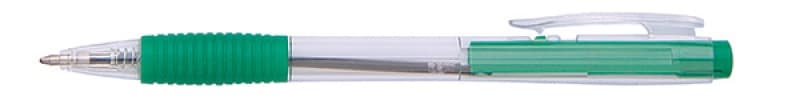 Pix cu mecanism, rubber grip, varf 0.7mm, Office Products - verde