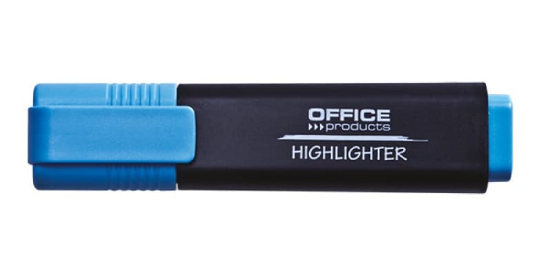 Textmarker varf lat 1-3mm, Office Products - albastru
