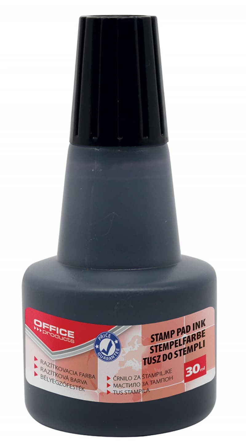 Tus stampile, 30ml, Office Products - negru