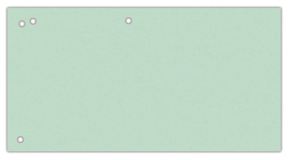 Separatoare biblioraft, carton 190 g/mp, 105 x 240mm, 100 buc/set, Office Products Duo - verde